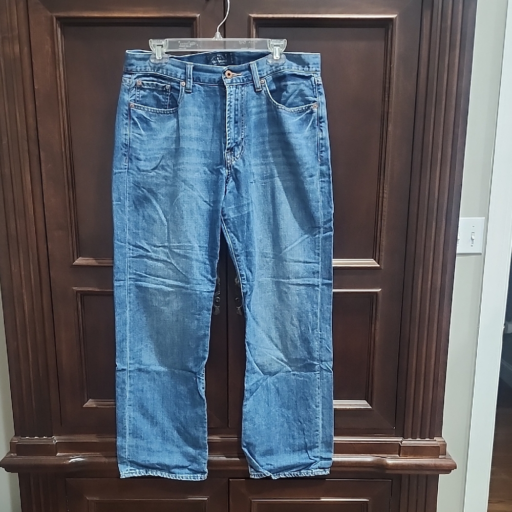 Lucky Brand Men's Straight Fit Blue Denim Jeans